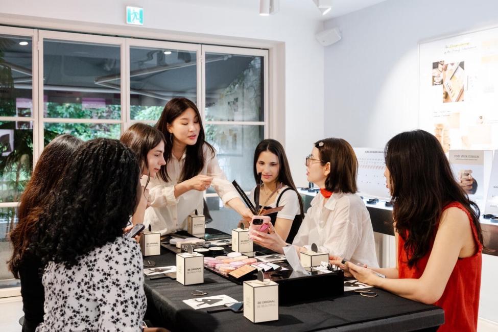 K-beauty makeup class — Korean Personal Color Analysis in Korea