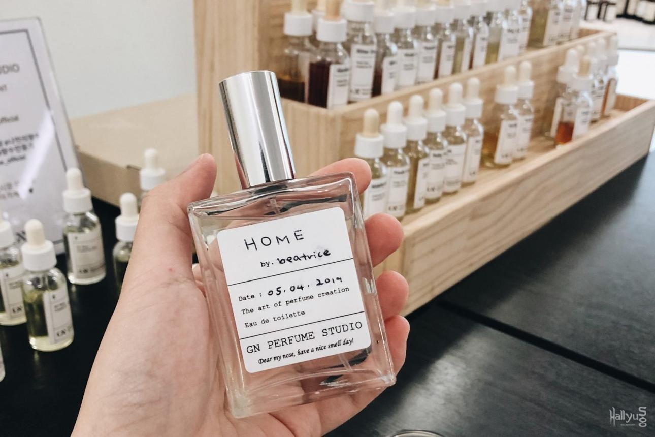Take a photo before you leave — Make Your Own Perfume In Seoul in Korea