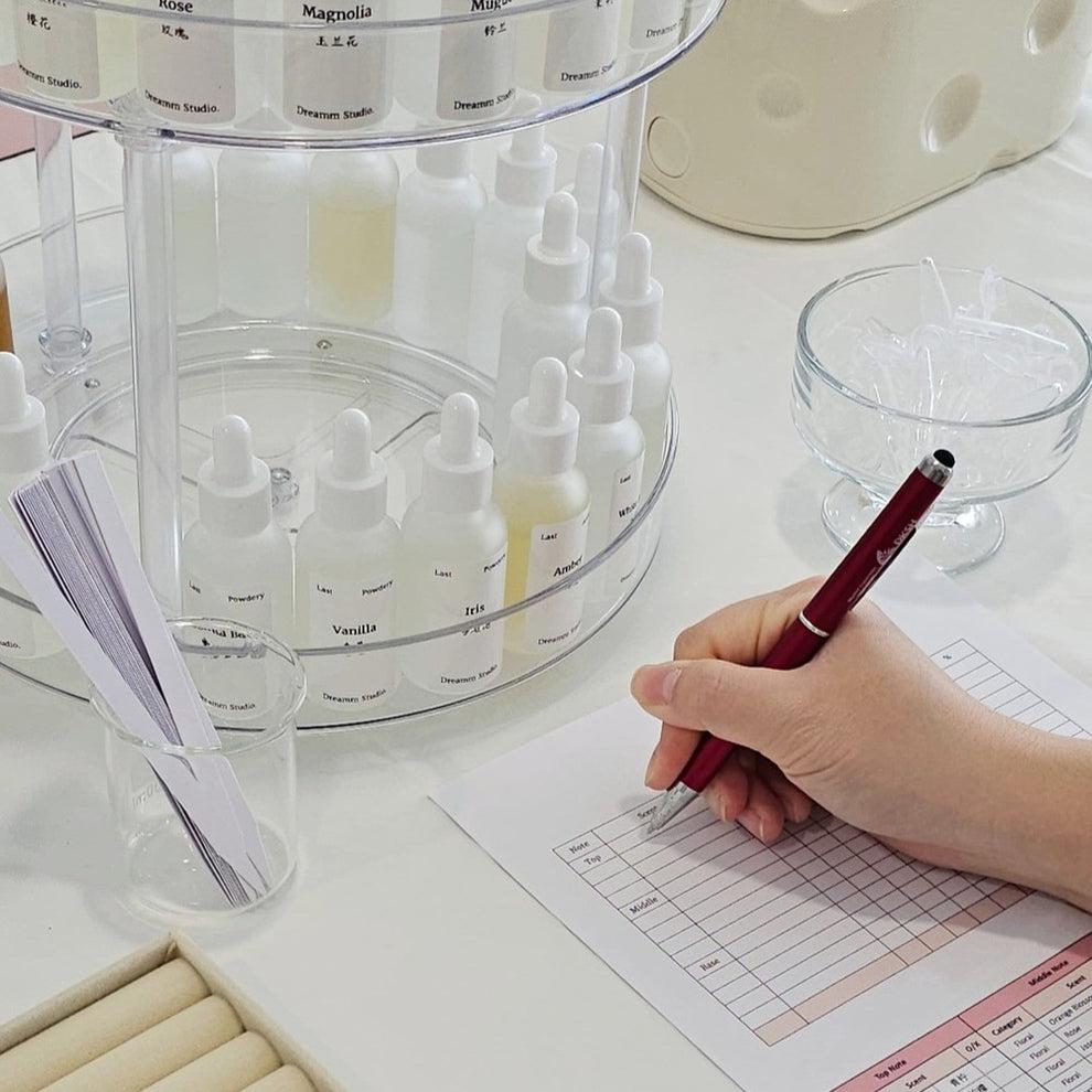 On paper — Make Your Own Perfume In Seoul in Korea