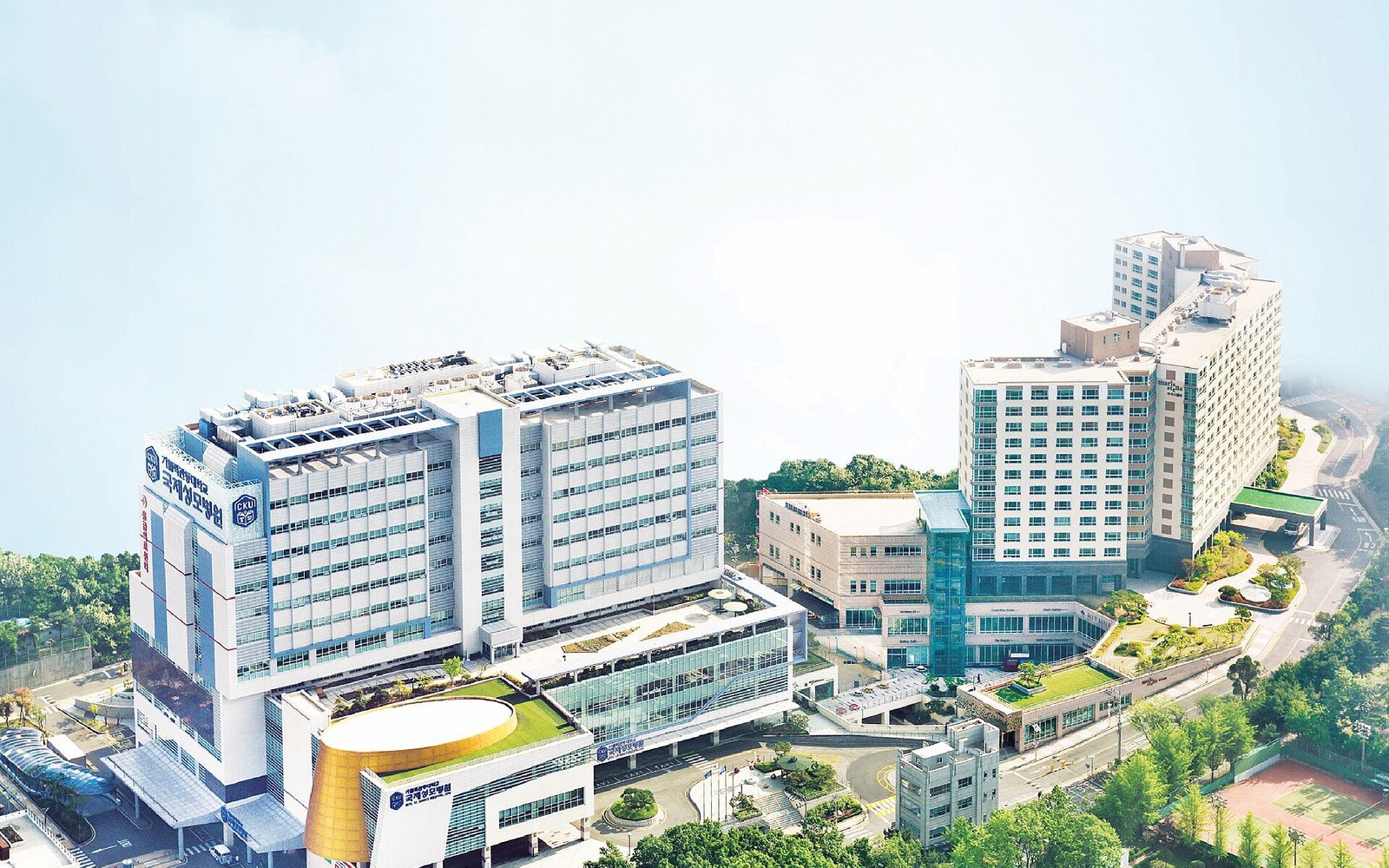 International St. Mary's Hospital, Catholic Kwandong University building exterior