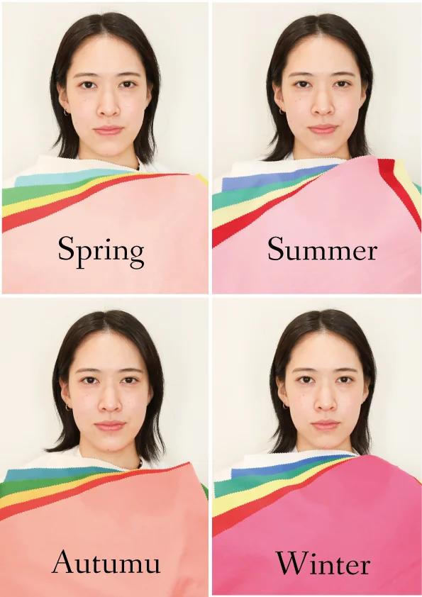 The four seasons — Korean Personal Color Analysis in Korea