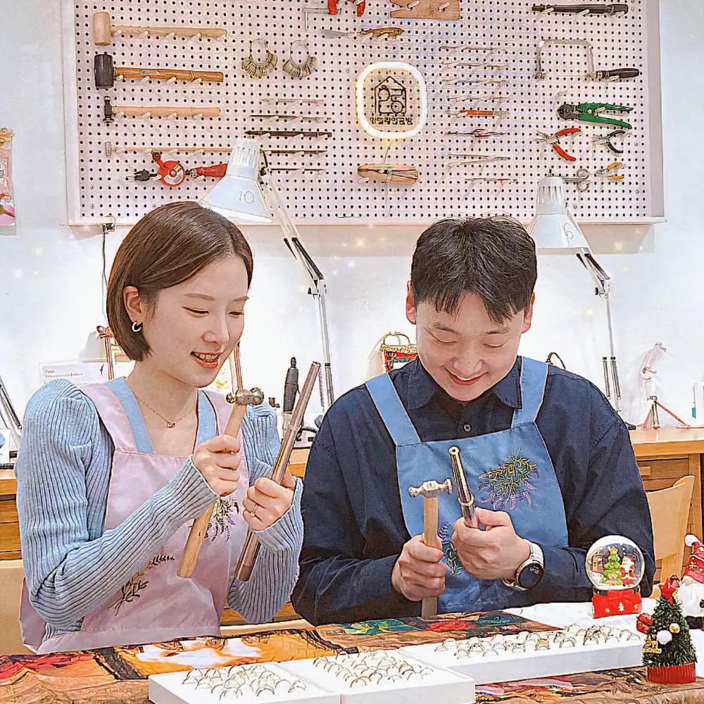 “i'm actually making this.” — Make Your Own Korean Silver Jewelry in Korea
