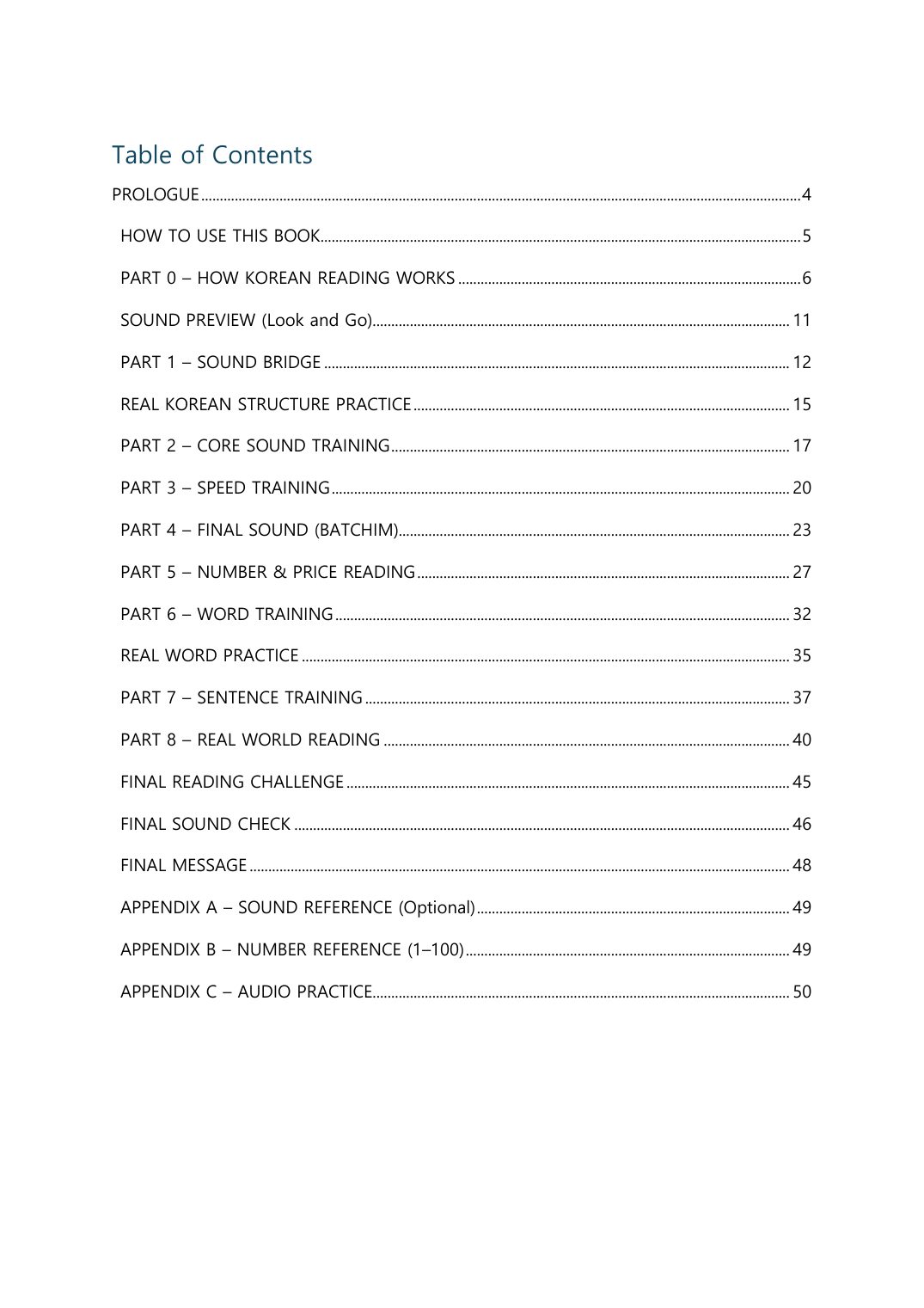 Read Korean Fast by Ben Coach — page 3