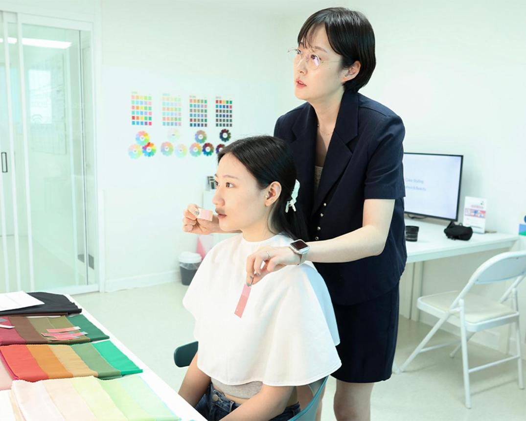 What about colored contact lenses — Korean Personal Color Analysis in Korea
