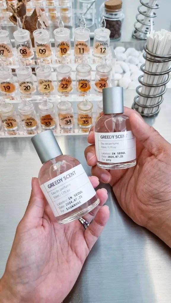 The souvenir is the memory — Make Your Own Perfume In Seoul in Korea